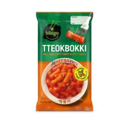 【München】 年糕 甜辣味 BIBIGO Tteokbokki Reiskuchen mit Sweet & Spicy Sauce 360g