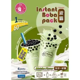 【München】 即食珍珠奶茶 Instant Boba Matcha 4er Pack 260g