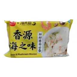 【München】香源 海大厨 鲜虾香菇云吞（带料包） Wonton mit Garnele Pilz 140g