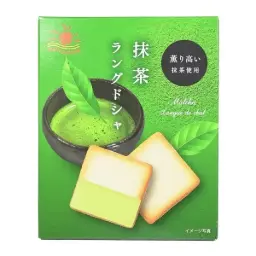 【München】Nikko  日式抹茶猫舌饼干 Matcha-Katzenzungengebäck 45g
