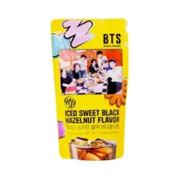 【München】HY BTS联名香甜榛子风味冰黑咖啡 HY Iced BTS Sweet Black Hazelnut Drink 230ml